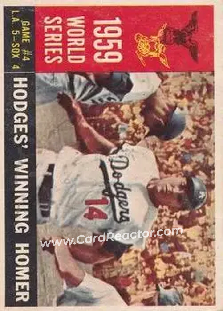 1960 Topps #388 - Gil Hodges - Los Angeles Dodgers