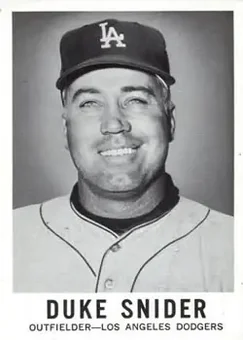 1960 Leaf #37 - Edwin "Duke" Snider - Los Angeles Dodgers