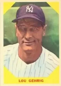 Lou Gehrig · 1960 Fleer Baseball Greats #28