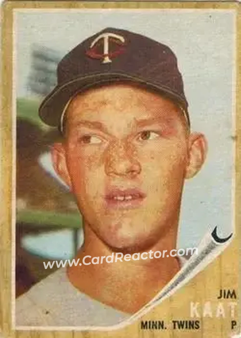 1962 Topps Venezuelan #21 - Jim Kaat - Minnesota Twins