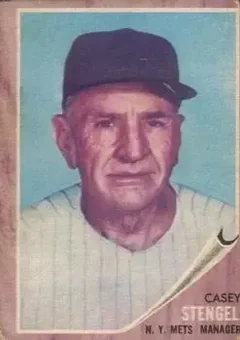 1962 Topps Venezuelan #29 - Casey Stengel - New York Mets