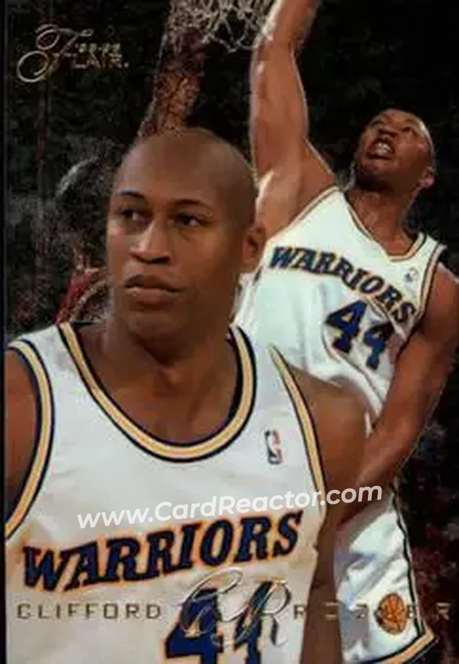 1995-96 Flair #46 - Clifford Rozier - Golden State Warriors - Front