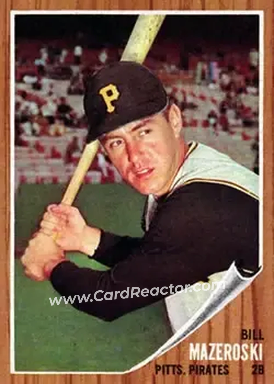 1962 Topps #353 - Bill Mazeroski - Pittsburgh Pirates
