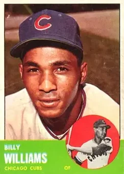 1963 Topps #353 - Billy Williams - Chicago Cubs