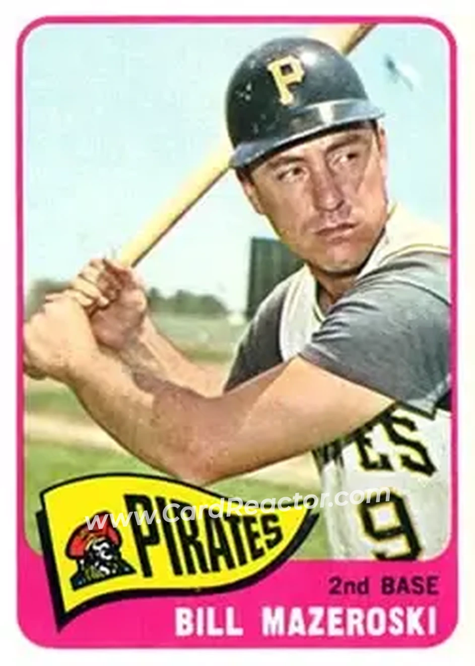 1965 Topps #95 - Bill Mazeroski - Pittsburgh Pirates