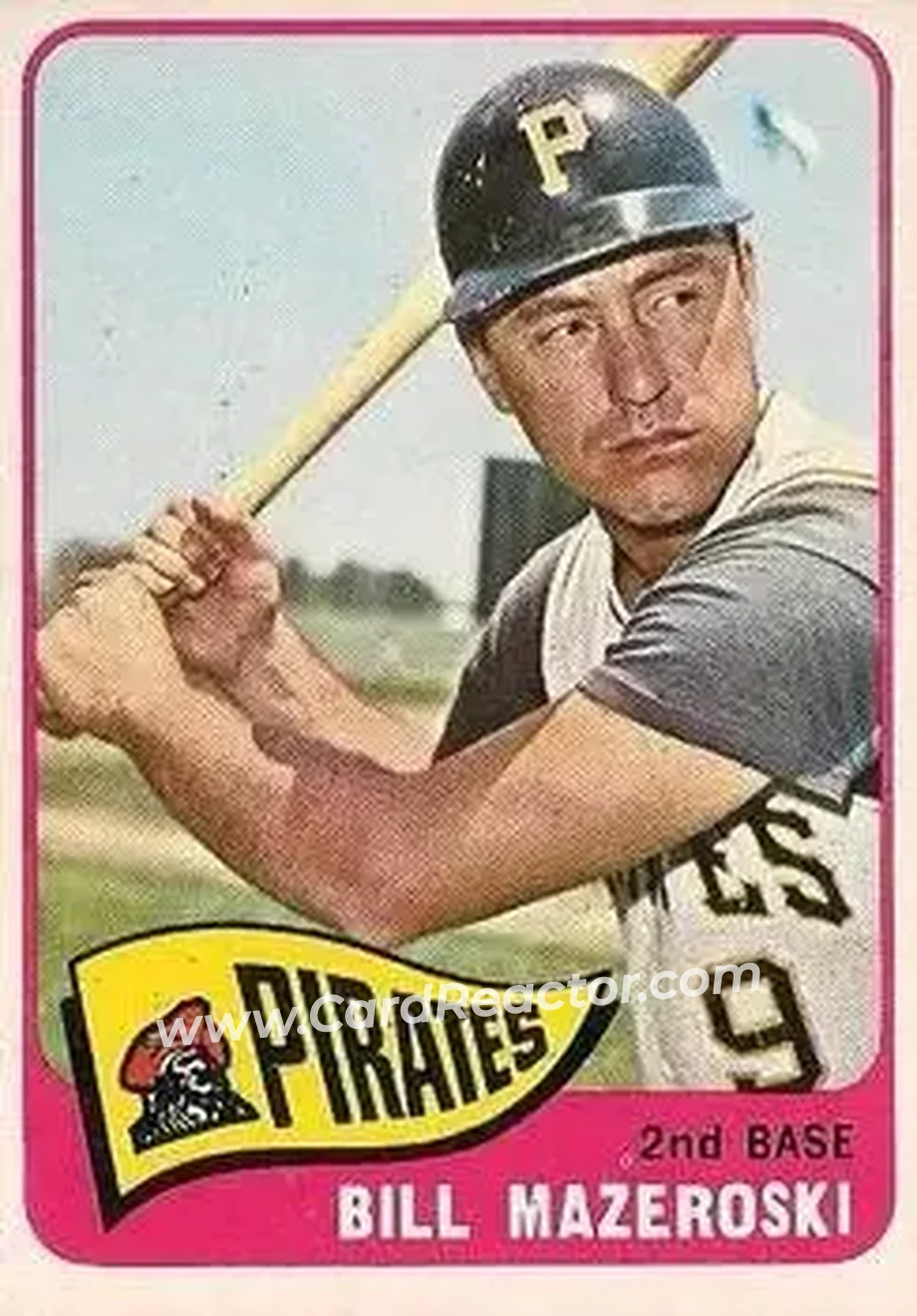 1965 O-Pee-Chee #95 - Bill Mazeroski - Pittsburgh Pirates