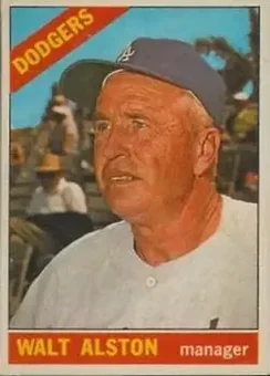 1966 Topps Venezuelan #116 - Walter Alston - Los Angeles Dodgers