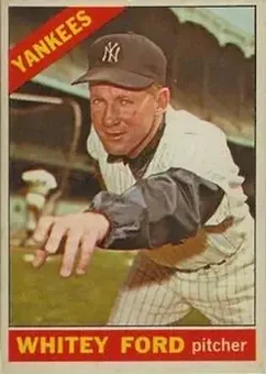 1966 Topps Venezuelan #160 - Ed "Whitey" Ford - New York Yankees