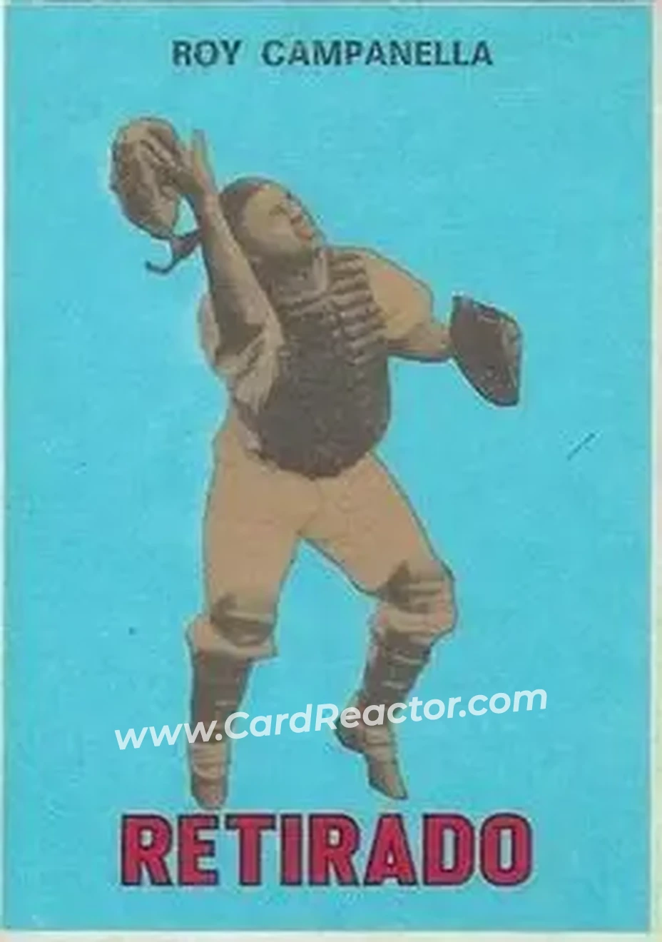 1967 Topps Venezuelan #180 - Roy Campanella - Brooklyn Dodgers