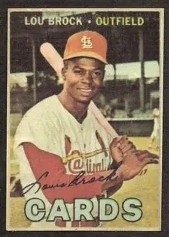 1967 Topps Venezuelan #307 - Lou Brock - St. Louis Cardinals