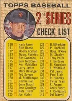 1968 Topps Venezuelan #107 - Juan Marichal - San Francisco Giants