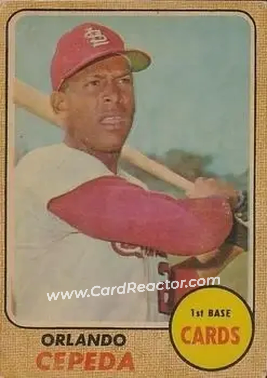 1968 Topps Venezuelan #200 - Orlando Cepeda - St. Louis Cardinals