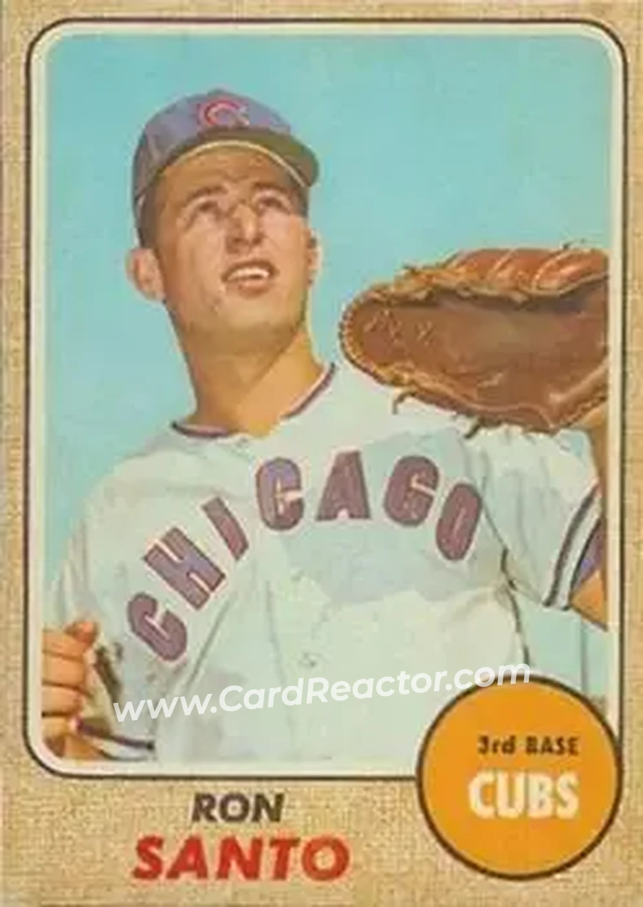 1968 Topps Venezuelan #235 - Ron Santo - Chicago Cubs