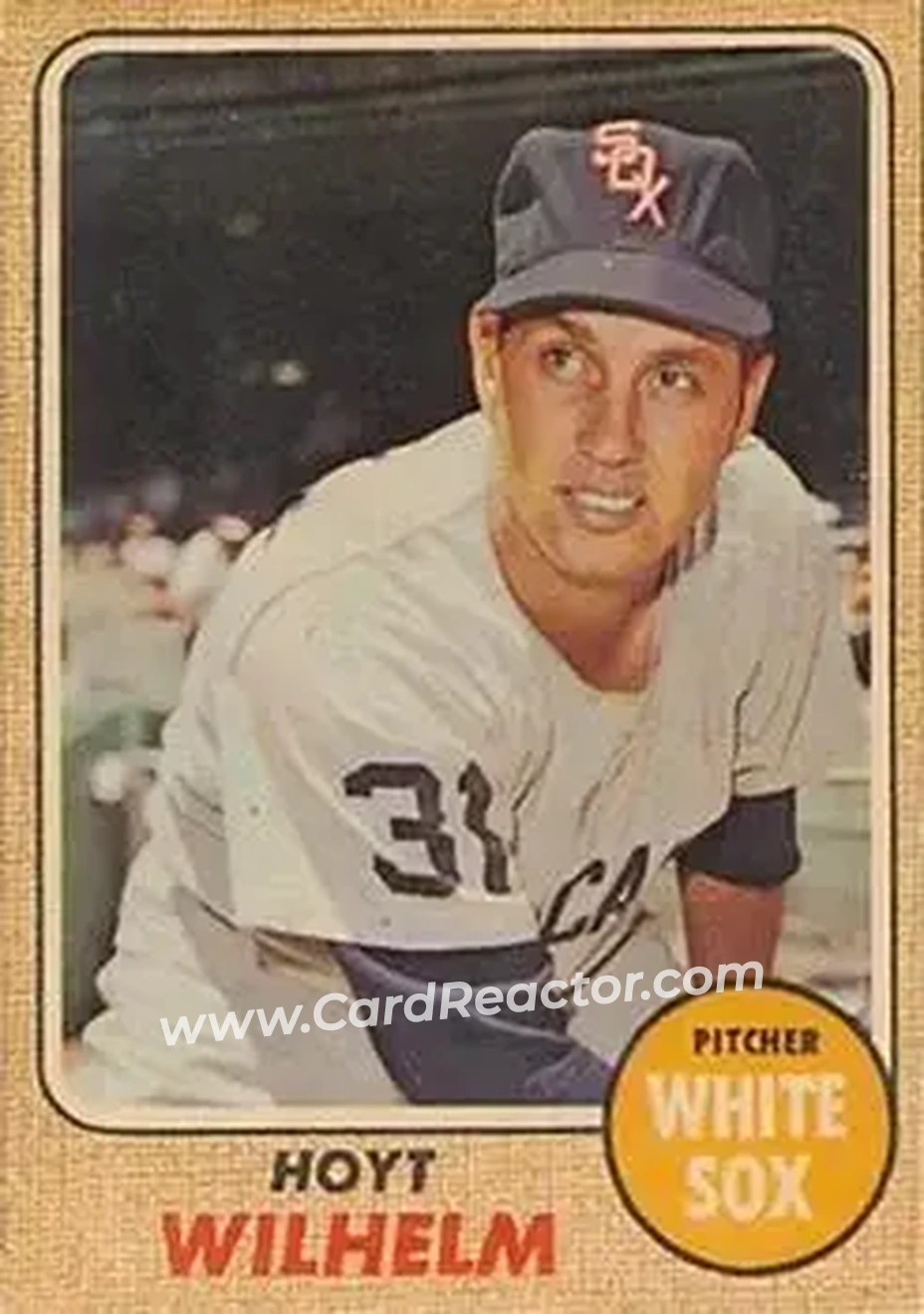 1968 Topps Venezuelan #350 - Hoyt Wilhelm - Chicago White Sox