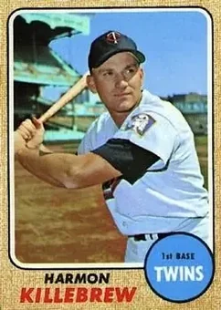 1968 Topps #220 - Harmon Killebrew - Minnesota Twins