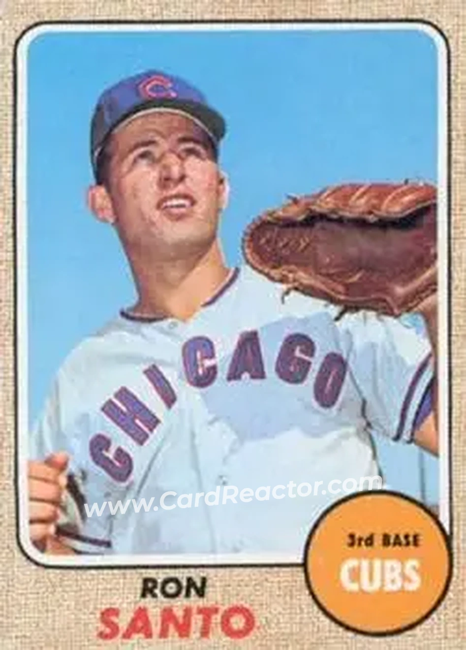 1968 Topps #235 - Ron Santo - Chicago Cubs
