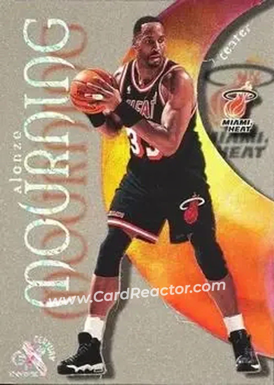 1998-99 SkyBox E-X Century - Essential Credentials Now #35 - Alonzo Mourning - Miami Heat - Front 1998-99 SkyBox E-X Century - Essential Credentials Now #35 - Alonzo Mourning - Miami Heat - Front