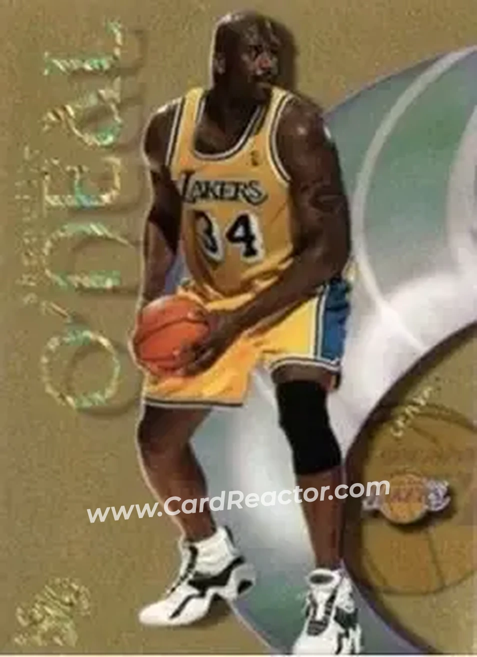 1998-99 SkyBox E-X Century - Essential Credentials Future #14 - Shaquille O'Neal - Los Angeles Lakers - Front