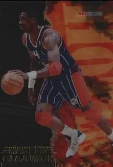 1996-97 Hoops - Hot List #14 - Hakeem Olajuwon - Houston Rockets