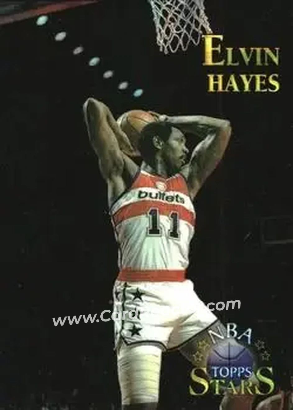 1996-97 Topps Stars - Finest Atomic Refractors #21 - Elvin Hayes - Washington Bullets