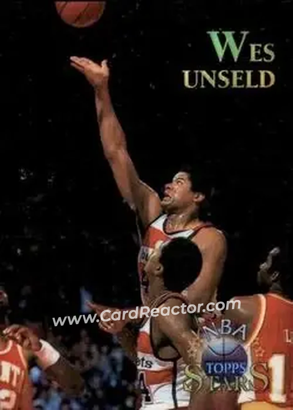 1996-97 Topps Stars - Finest Atomic Refractors #46 - Wes Unseld - Washington Bullets
