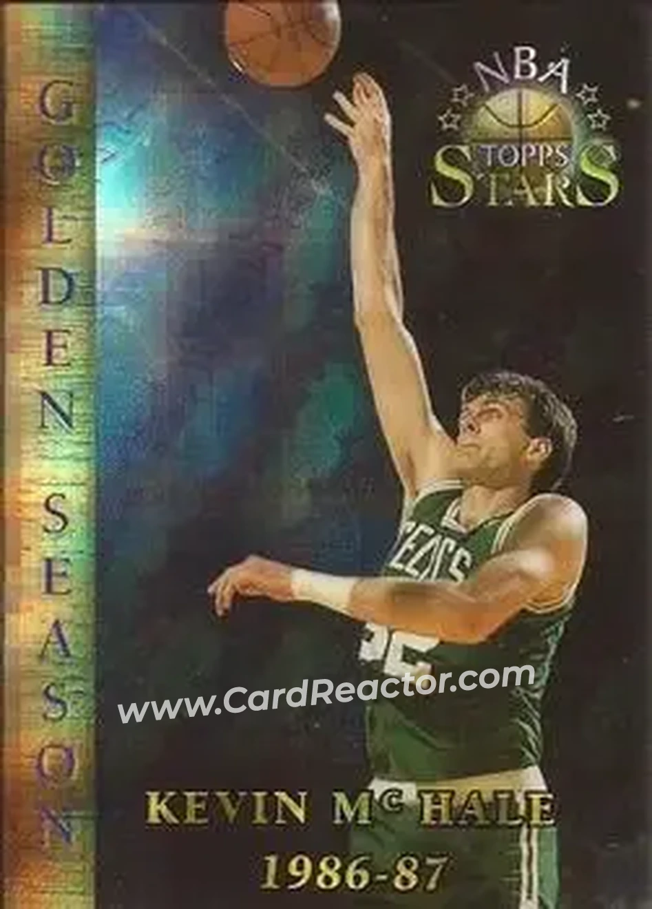 1996-97 Topps Stars - Finest Atomic Refractors #79 - Kevin McHale - Boston Celtics - Front 1996-97 Topps Stars - Finest Atomic Refractors #79 - Kevin McHale - Boston Celtics - Front