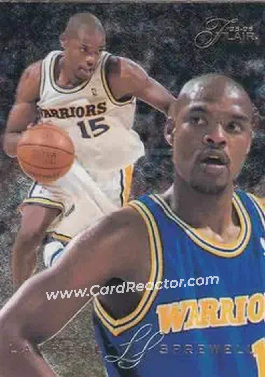1995-96 Flair #47 - Latrell Sprewell - Golden State Warriors - Front