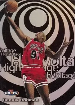1997-98 Hoops - High Voltage #16 HV - Dennis Rodman - Chicago Bulls