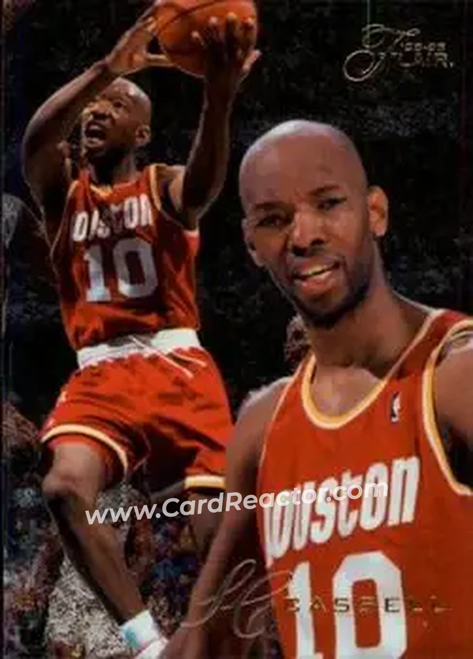 1995-96 Flair #48 - Sam Cassell - Houston Rockets - Front