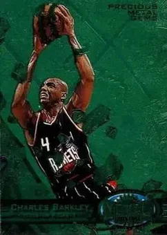 1997-98 Metal Universe - Precious Metal Gems Emerald #1 PMG - Charles Barkley - Houston Rockets