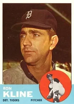 1963 Topps #84 - Ronnie Kline - Detroit Tigers