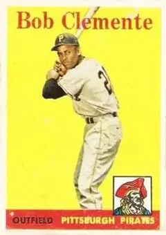 1958 Topps #52 - Bob Clemente - Pittsburgh Pirates