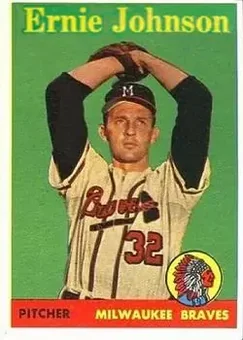 1958 Topps #78 - Ernie Johnson - Milwaukee Braves