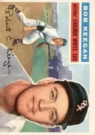 1956 Topps #54 - Bob Keegan - Chicago White Sox