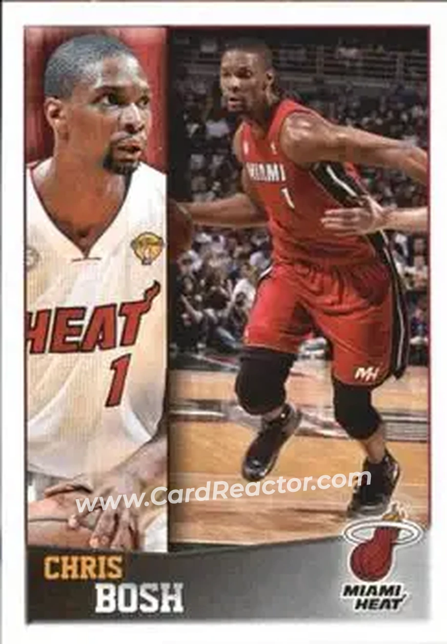 2013-14 Panini NBA Sticker Collection #125 - Chris Bosh - Miami Heat