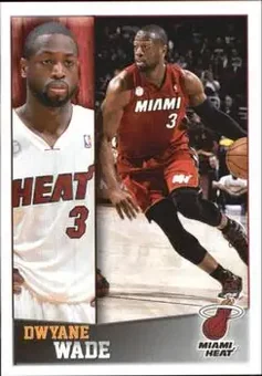2013-14 Panini NBA Sticker Collection #133 - Dwyane Wade - Miami Heat