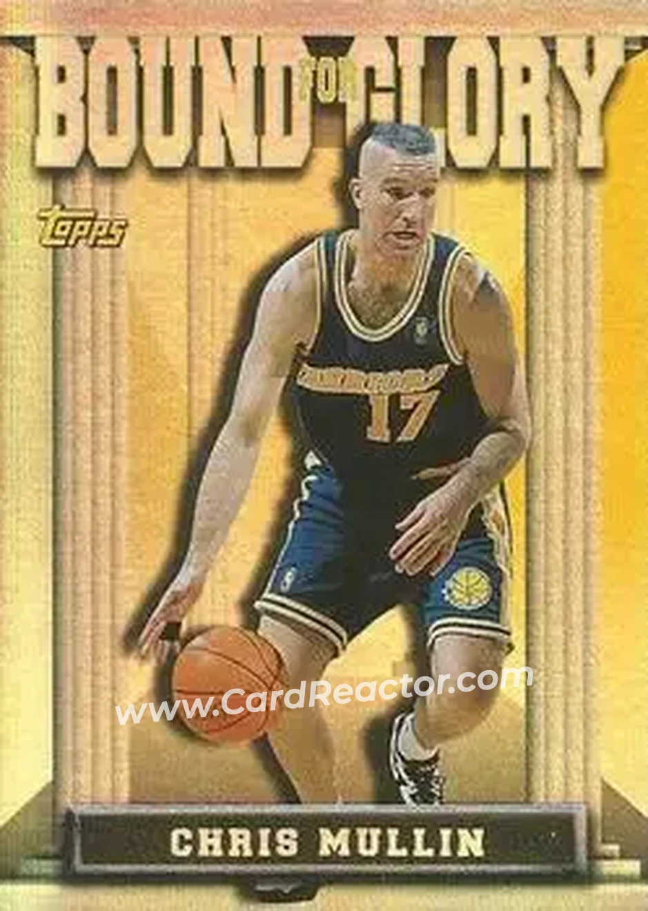 1997-98 Topps - Bound for Glory #BG3 - Chris Mullin - Golden State Warriors - Front