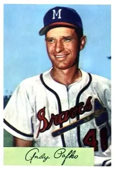 1954 Bowman #112 - Andy Pafko - Milwaukee Braves