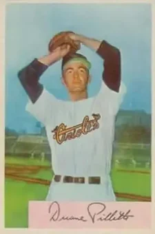 1954 Bowman #133 - Duane Pillette - Baltimore Orioles