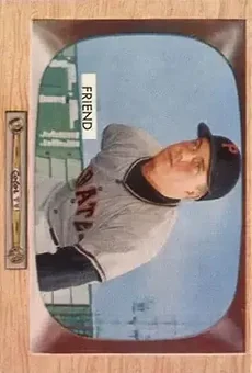 1955 Bowman #57 - Bob Friend - Pittsburgh Pirates