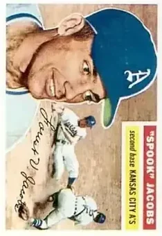 1956 Topps #151 - Spook Jacobs - Kansas City Athletics