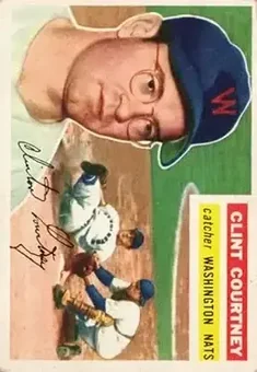1956 Topps #159 - Clint Courtney - Washington Senators
