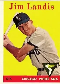 1958 Topps #108 - Jim Landis - Chicago White Sox