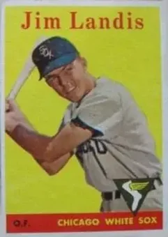 1958 Topps #108 - Jim Landis - Chicago White Sox