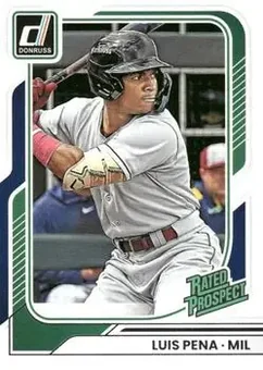 2026 Donruss #125 - Luis Peña - Milwaukee Brewers