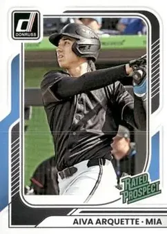 2026 Donruss #195 - Aiva Arquette - Miami Marlins