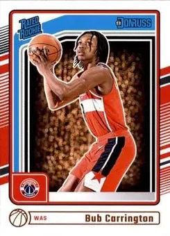 2024-25 Donruss #220 - Bub Carrington - Washington Wizards