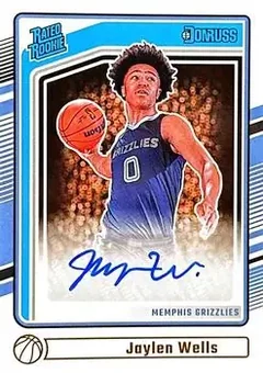 2024-25 Donruss #276 - Jaylen Wells - Memphis Grizzlies