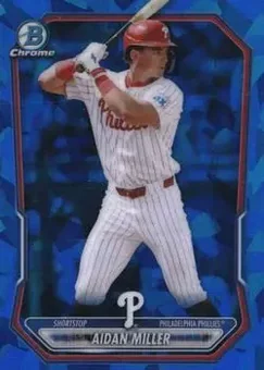 2026 Bowman Sapphire Edition #BCP-49 - Aidan Miller - Philadelphia Phillies