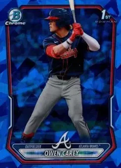2026 Bowman Sapphire Edition #BCP-69 - Owen Carey - Atlanta Braves